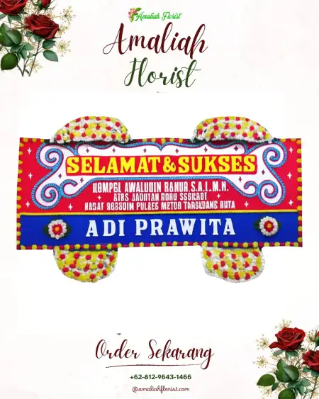 Papan Bunga Ucapan Selamat Sarimulya
